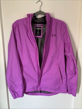 Under Armour Women’s Bright Purple Hooded Shell Jacket